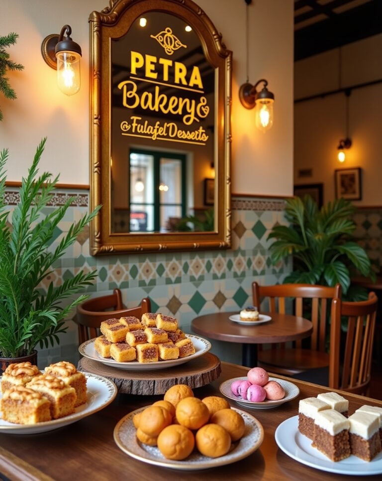 Petra bakery & falafel desserts